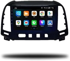 Resim MarTechno Android Multimedya 6GB RAM 128GB Hafıza Hyundai Santa FE 2007-2011 ile uyumlu 