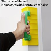 Resim Dayanıklı Plastik Köşe Düzleştiriciler - İç/Dış Duvarlar ve Fayanslar için Sağ Açı Kenar Çekicileri, Pürüzsüz Tutma Kolu ile Çok Amaçlı Alçıpan & Yenileme Projeleri için Parlatma Aracı, Ergonomik Sap, Sağlam Yapı 