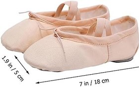 Resim VALICLUD 1çift Erkek Kız İçin Rahat Bale Ayakkabısı Esnek Tabanlı Nefes Alabilen Performans Ve Pratik İçin Uygun Yumuşak 