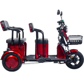 Resim Stmax Elit 540 3 Tekerli Elektrikli Moped - Krem 