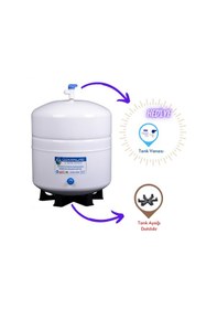 Resim Su Arıtma Cihazı 12 Litre Nsf Onaylı Paslanmaz Metal Tank 