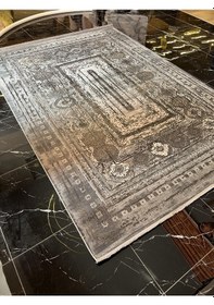 Resim Elexus Halı Diamond 3773 Koyu Gri Salon Halısı 