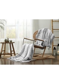 Resim Özdilek Çift Kişilik Pamuk Battaniye 180x220 -leopard Gri Gri 