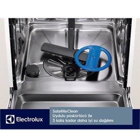 Resim Electrolux ESM89400SX MaxiFlex SatelliteClean AirDry C Enerji 8 Program 14 Kişilik XXL Bulaşık Makinesi Inox 