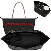 Resim Katlanabilir Seyahat Organizatör Çantası, Çoklu Cep ile - Kozmetikler, Cüzdanlar ve Aksesuarlar için Siyah Keçe Depolama Çantası, Fermuarlı Bölümler, Ona İdeal Hediye, Seyahat Gereksinimleri | Kompakt Organizatör | Fermuarlı Çanta, Seyahat Çantası, Araba Aksesuarı Kadınlar, Araba Aksesuarı Erkekler, Araba Depolama, Çanta Organizatörü, El Çantası Organizatörü, Kozmetik Kutusu 