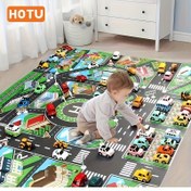 Resim 1 Adet Şehir Trafik Oyun Matı - Garajlar, Çocuklar İçin Etkileşimli Yol Haritası, Eğitim Aracı, Oda Dekoru, Mükemmel Doğum Günü, Cadılar Bayramı ve Noel Hediyesi 