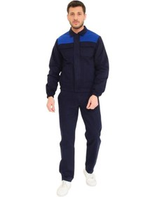 Resim Şensel, Mont Takım, Lacivert-Saks -90E545- Iş Takımı-Iş Elbisesi 