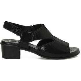 Resim Polaris 105498.z5fx Siyah Kadın Comfort Sandalet 000000000101985259 Siyah 