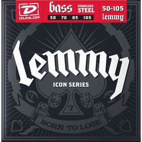 Resim Jim Dunlop LKS50105 Lemmy Signature Bas Gitar Teli (50-105) 