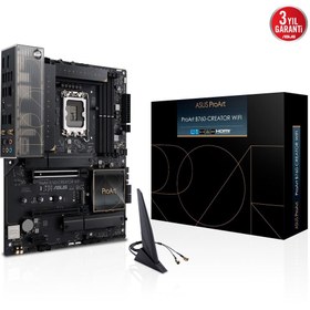 Resim ASUS PROART B760-CREATOR WIFI DDR5 DP HDMI 3XM.2 USB 3.2 WİFİ BT RGB LAN ATX 1700P 