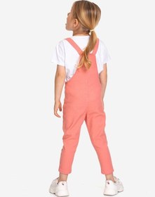Resim Pembe Kot Salopet 1-4 Yaş 2074-1 Pembe 