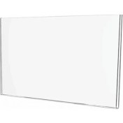 Resim Soylu Pleksi A3 U Tipi Yatay Föylük Broşürlük Şeffaf Pleksi - 5li Paket 