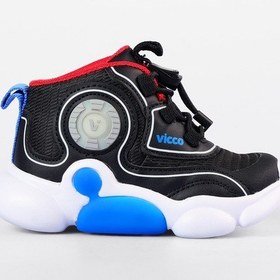 Resim Vicco Vento Işıklı Erkek Bebek Siyah Bot Siyah 