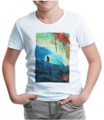 Resim Summer - Surf Ve Dalgalar Beyaz Çocuk Tshirt 
