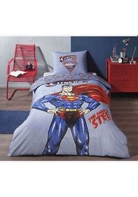 Resim Özdilek Superman Light Tek Kişilik Lisanslı Çocuk Nevresim Takımı 
