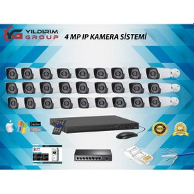 Resim 27'li 4 MP Ip Güvenlik Kamerası 