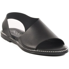 Resim Siyah İnce Taban Hafif Kadın Sandalet 101 Z Siyah 