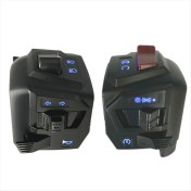 Resim Gcp Like Motosiklet Evrensel 22MM Gidon Anahtarı Assy 12V LED Gece Işığı Pulsar NS200 Modifiye Gidon Anahtarı (Yurt Dışından) 