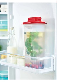 Resim Tupperware Çok Amaçlı Sürahi 2 Litre Kırmızı Şeffaf 