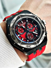 Resim Quantum Fonksiyonlu 10 Atm Su Geçirmez Silikon Kordon Çelik Kasa Erkek Kol Saati 1066.688MR 