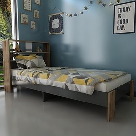 Resim Karyola Tek Kişilik Karyola 90x190 Montessori Karyola U38-3 