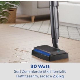 Resim Kumtel HCFC-01 Islak Kuru Şarjlı Dikey Süpürge 