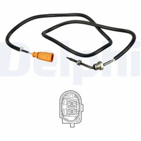 Resim Delphi TS30264 Egzoz Sicaklik Sensoru 070906088AF 070906088P 