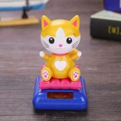 Resim Güneş Enerjili Solar Sallanan Kedi 