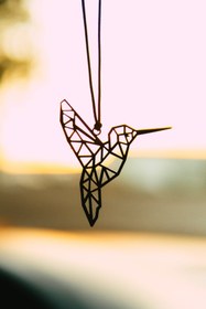 Resim Oyunzu Araba Süsü Metal Sinek Kuşu Dikiz Aynası Süsü 