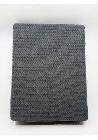 Resim Cottonriver Örgü Tek Pike Antrasit Çift Kişilik Antrasit 