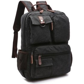 Resim Oldfriend Siyah 39.62 Cm Laptop Çantası Profesyonel Sırt Çantası İş Okul Seyahat Dayanıklı Siyah 