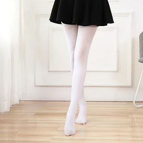 Resim 1 Çift Kadınlar için Yumuşak ve Esnek Bale Dans Taytı - Sonbahar/Kış için Rahat Naylon Külotlu Çorap, Düz Renk, Makinede Yıkanabilir, Yüksek Esneklikli Taytlar Günlük Kıyafet için, Her Gün Kullanım İçin Tayt | Şık Görünüm | Sıkı Oturan Kumaş 