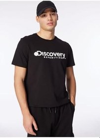 Resim Discovery Expedition Erkek Bisiklet Yaka T-Shirt D4Sm-Tst3290, 2XL, 5003099001, Siyah 