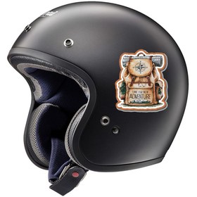 Resim MegaSticker Kamp çantası Sticker Araba, Motorsiklet, Kask, Laptop, Cam Sticker 14x12 Cm 