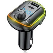 Resim Besthome1 Araç Fm Transmitteri Bt 5.0, Pd18w+qc3.0, Led Işık Modu, Sesli Asistan, Çoklu Ses Seçenekleri 