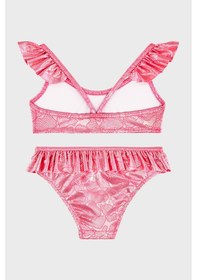 Resim Slipstop Serpina Fuchsia Junior Desenli Upf 50+ Korumalı Çabuk Kuruyan Bikini Kız Çocuk Bikini Sb2614000604 Fuşya 