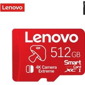 Resim Lenovo 2 Tb Mikro Tf Sd Kart Yüksek Hızlı Flash Sürücü Hafıza Kartı 1 Tb Hafıza 512gb Red 