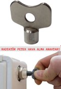 Resim QNİAY Kalorifer Radyatör Petek Havlupan Hava Alma Anahtarı Purjör Doğalgaz Petek Bakım 