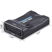 Resim Ally 1080p Scart Hdmı Dönüştürücü Ses Video Adaptörü 31483-36 