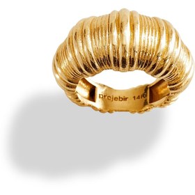 Resim Chubby Vertical Textured Ring - 19 