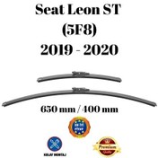 Resim Seat Leon St 5f8 2019 2020 Uyumlu Ön Cam Muz Tipi Silecek Süpürgesi Seti 65/40cm Silbak 