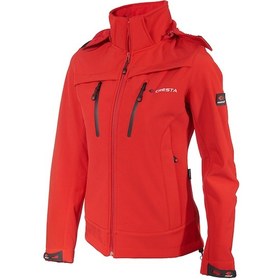 Resim Cresta Outdoor Kapüşonlu Kadın Su Geçimrmez Softshell Ceket 