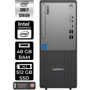 Resim Lenovo Thinkcentre Neo 50T Gen 5 Intel Core I7 13700 48GB 512GB SSD Freedos Masaüstü Bilgisayar & Per4 USB Bellek 12UB000LTRP327 