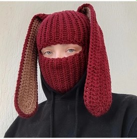 Resim Userfriendly11 Bordo Bisiklet Ve Kayak İçin Yaratıcı Tam Yüz Rüzgar Geçirmez Balaclava 