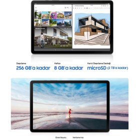 Resim Samsung Galaxy Tab S10 Lite Tablet Set S Pen Destekli 8gb Ram 256GB 10.9 Inç Fhd+ Ekran Android Tablet 