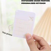 Resim 1 Adet Kişiselleştirilebilir Puzzle Anahtarlık - Fotoğrafınızla/Tasarımınızla Özelleştirin, Kayar Puzzle Panelleri, Dayanıklı Yapı - Kadınlar için Doğum Günü/Yıl Dönümü Hediyesi, Puzzle Severler İçin Sırt Çantası Aksesuarı, Anahtar Organizatörü - Güç Gerekmez, Yenilikçi Anahtarlık Tutucu, Birleştirme Taşları, Kaliteli İşçilik 