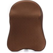 Resim Lemestar Kahverengi Ergonomik Araba Bilek Yastığı - Hafıza Köpüğü, Boyun Ve Bel Desteği, Masaj Fonksiyonu, Temizlenebilir, Konforlu Seyahat 