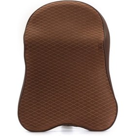 Resim Lemestar Kahverengi Ergonomik Araba Bilek Yastığı - Hafıza Köpüğü, Boyun Ve Bel Desteği, Masaj Fonksiyonu, Temizlenebilir, Konforlu Seyahat 