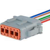 Resim DEUTSCH Dtm06-12s Erkek Konnektör 12 Pin Kablolu 