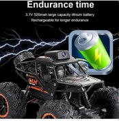 Resim Rc Araba Hd 720 P Wıfı Fpv Kamera Makinesi Uzaktan Kumanda Dublör 1:18 2.4g Suv Car 2b 1704v 